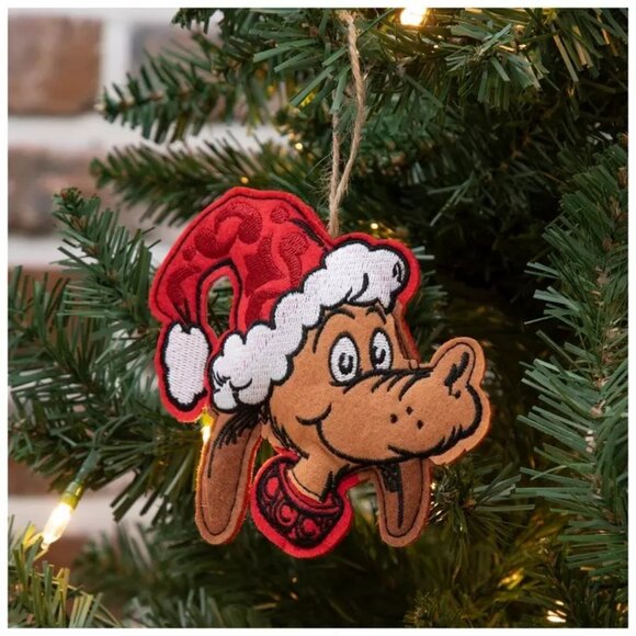 Jim Shore The Grinch Soft Felt Ornaments - Set of 3 - Santa Grinch Max Cindy Lou - Picture 8 of 10